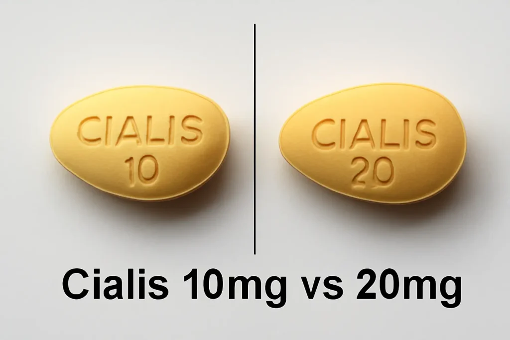 시알리스 10mg과 20mg 차이 – 의학 전문가 분석