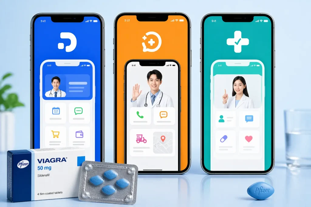 한국 비대면 진료 앱 굿닥 닥터나우 나만의닥터 화면