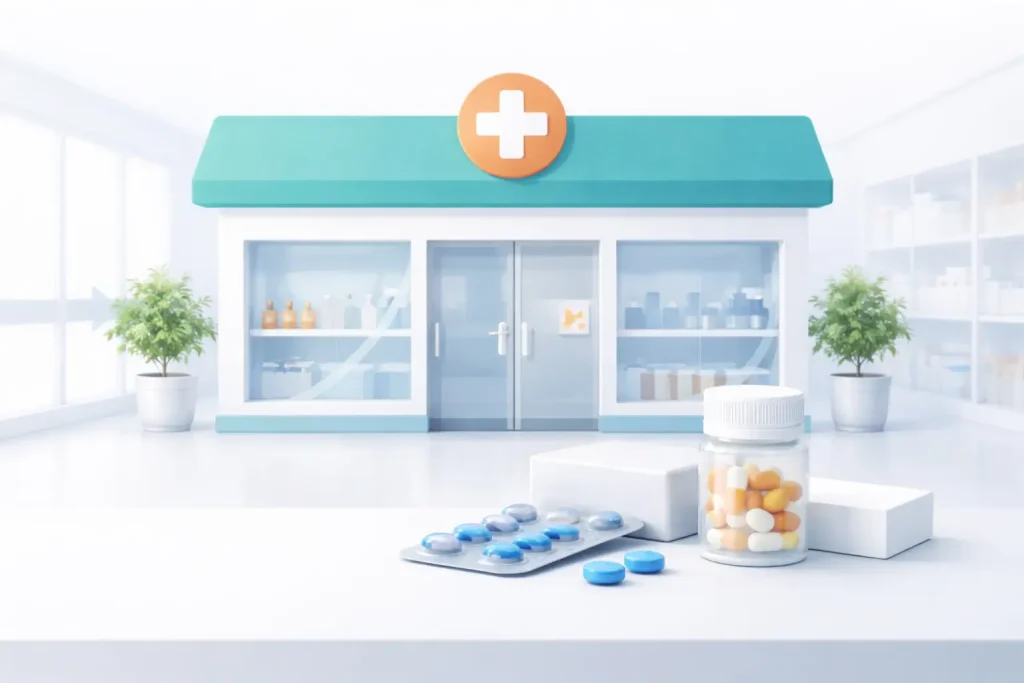 정식 약국을 통한 의약품 수령 환경