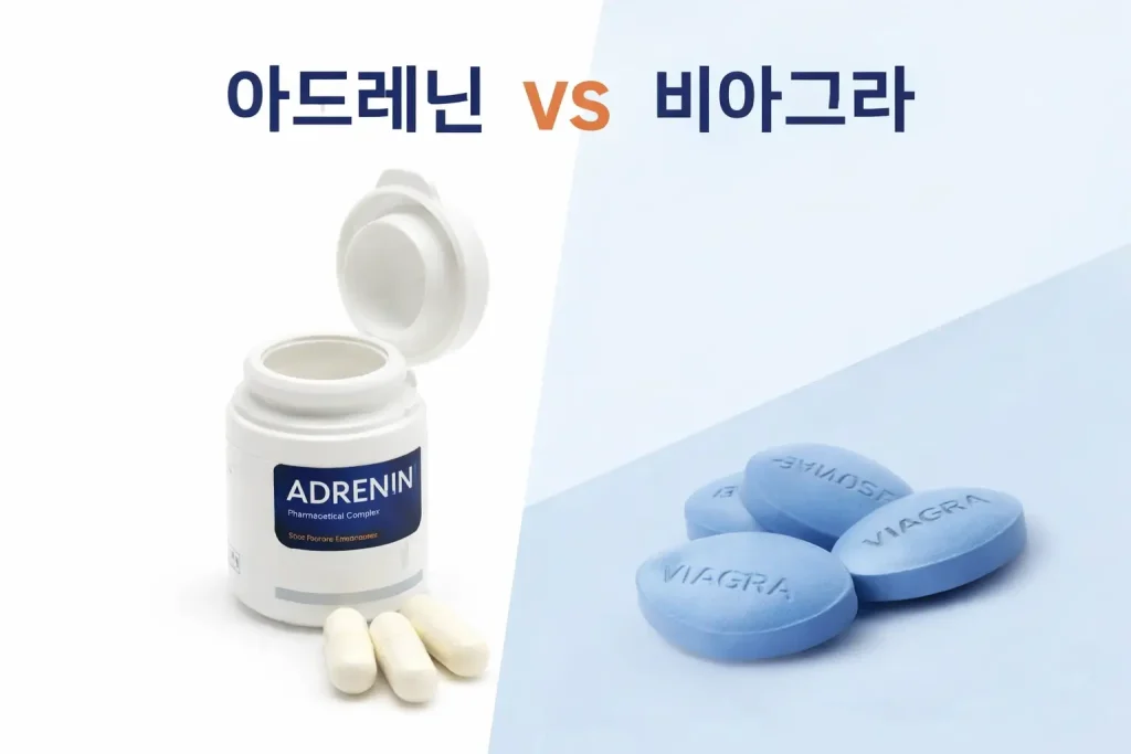 아드 레닌 비아그라 차이 비교