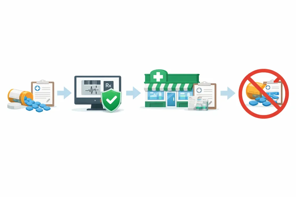 대한민국 약국에서 비아그라 무처방 판매가 불가능한 구조