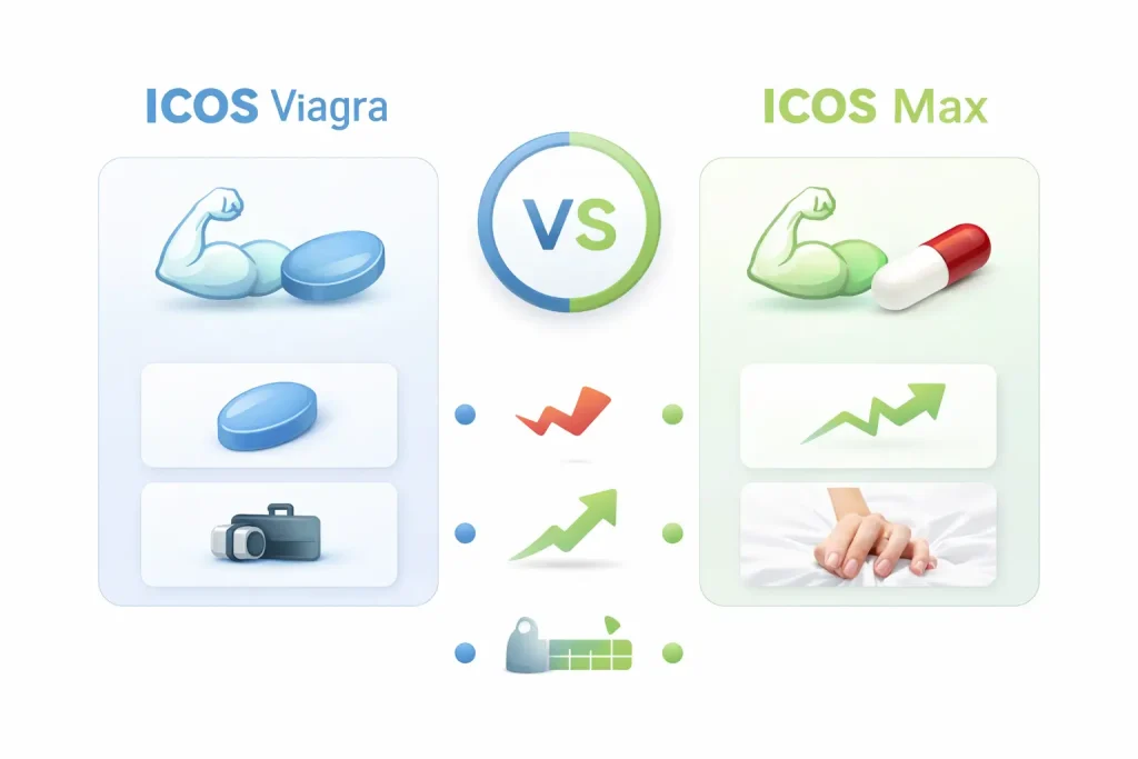 아이코스 맥스와 아이코스 비아그라 체감 비교 이미지