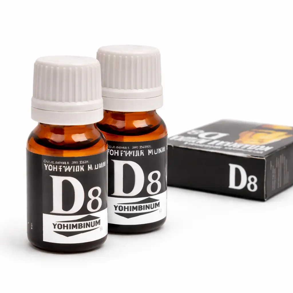 요힘빈 D8 D9 제품 모습 및 성분 예시