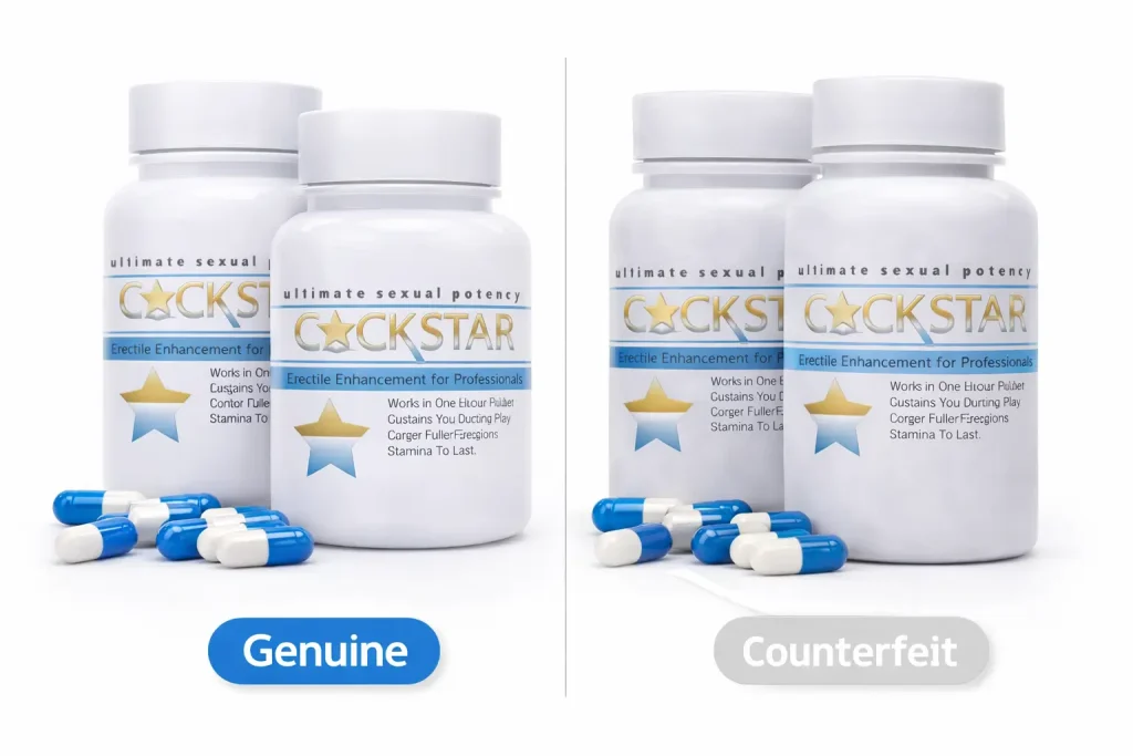 칵 스타 정품 가짜 구별법 비교 사진 실제 사례 기준