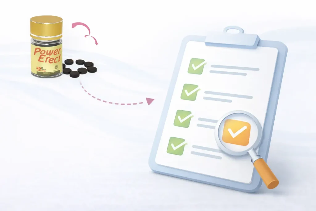 파워이렉트 복용 전 체크리스트